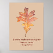Tall Oak Leaf Poster (Vorne)