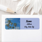 Tall Palm Tree gegen helle Blue Sky-Adresse (Insitu)