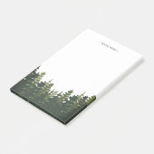 Tall Pines Personalisiert Post-it Klebezettel (angewinkelt)