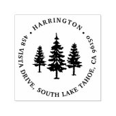 Tall Pines | RÜCKSENDEADRESSE Permastempel (Design)