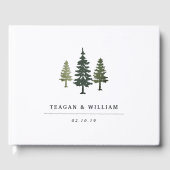 Tall Pines Wedding Gästebuch (Vorderseite)