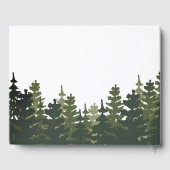 Tall Pines Wedding Gästebuch (Rückseite)