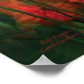 Tall Poppies Art Poster/Print Poster (Ecke)