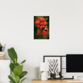 Tall Poppies Art Poster/Print Poster (Heimbüro)