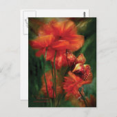 Tall Poppies Postkarte (Vorne/Hinten)