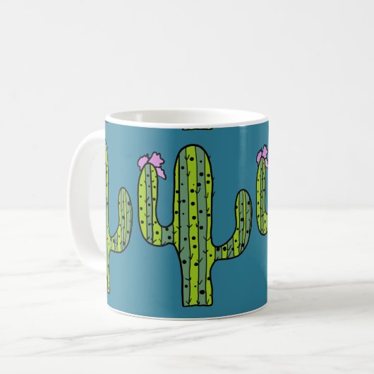 Tall & Prickly Kaktus Tasse (Vorderseite Links)