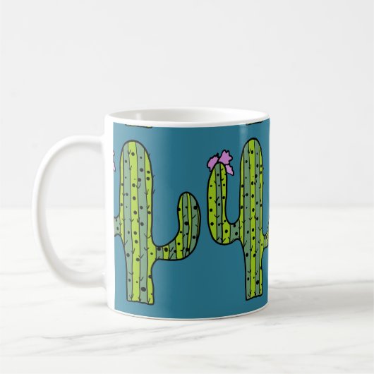 Tall & Prickly Kaktus Tasse (Links)