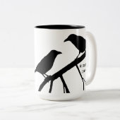 Tall Pun Attempo Murder Crow Tasse (VorderseiteRechts)