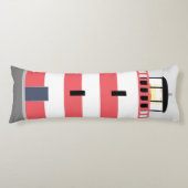 Tall Red and White Lighthouse Seitenschläferkissen (Vorderseite)