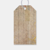 Tall Red & Blue Wildblumen, Skripterstellung Geschenkanhänger (Rückseite)