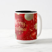 Tall Red Christmas Tasse (VorderseiteRechts)