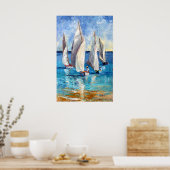 Tall Sails Poster (Küche)