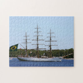 Tall Ship Cisne Branco Foto Puzzle