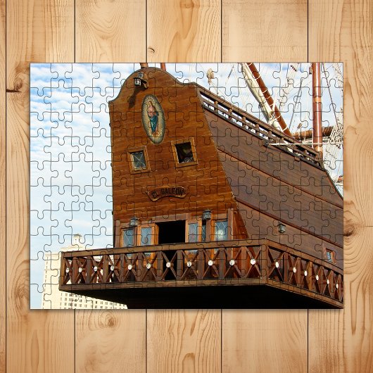Tall Ship El Galeón Nah-up-Foto Puzzle