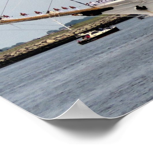 Tall ship Esmeralda Poster (Ecke)