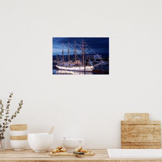 Tall Ship Esmeralda Poster (Küche)