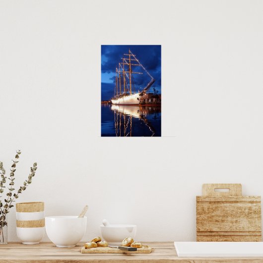 Tall Ship Esmeralda Poster (Küche)