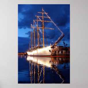 Tall Ship Esmeralda Poster