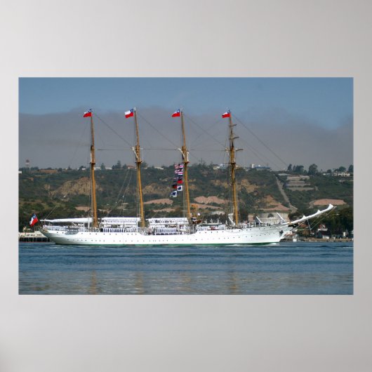 Tall Ship Esmeralda Poster (Vorne)