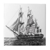 Tall Ship Hermione Keramik Foto Tile Fliese (Vorderseite)
