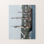 Tall Ship HMS Bounty Figurehead Foto Puzzle (Vertikal)