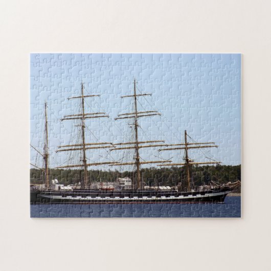 Tall Ship Kruzenshtern Foto Puzzle (Horizontal)