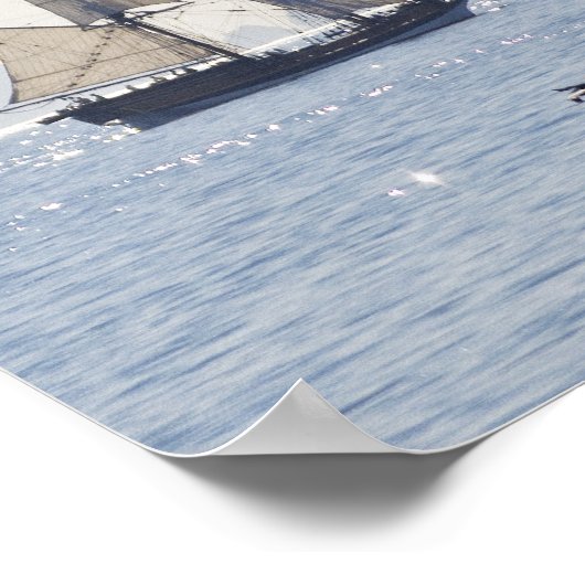 Tall ship Lady Washington Poster (Ecke)