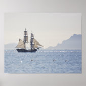 Tall ship Lady Washington Poster (Vorne)