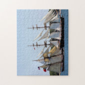 Tall Ship Parade Segelfestival Foto Puzzle (Vertikal)