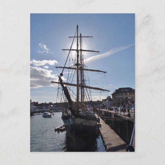 Tall Ship Pelican von London Postkarte (Vorderseite)