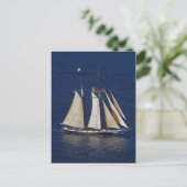 Tall Ship Postkarte (Stehend Vorderseite)