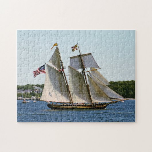 Tall Ship Pride of Baltimore II Foto Puzzle (Horizontal)