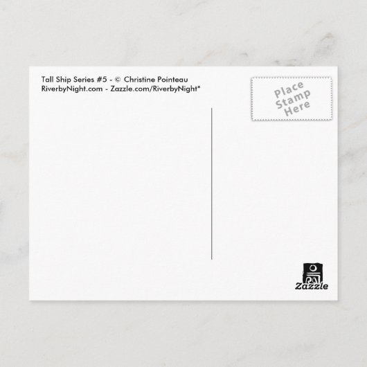 Tall Ship Series #5 Postkarte (Rückseite)