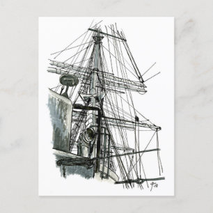Tall Ship Series #6 Postkarte