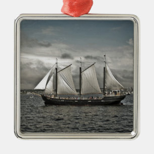 Tall Ship Silva Halifax Silbernes Ornament