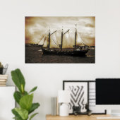 Tall Ship Silva Poster (Heimbüro)