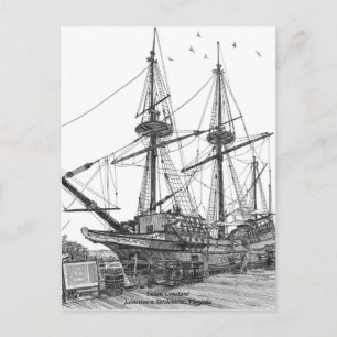 Tall Ship Susan Constant Postkarte