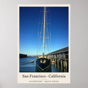 Tall Ship Tall Order San Francisco Pier Rigging Poster