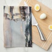 Tall Ship Thessalus Küchentuch (Viertel Falte)