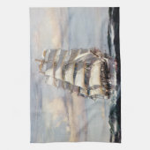 Tall Ship Thessalus Küchentuch (Vertikal)