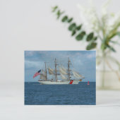 Tall Ship USCGC Eagle Postkarte (Stehend Vorderseite)