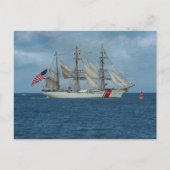Tall Ship USCGC Eagle Postkarte (Vorderseite)