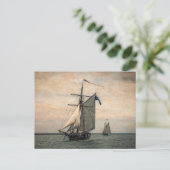 Tall Ships Festival, Digital Altered Postkarte (Stehend Vorderseite)