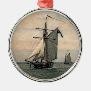 Tall Ships Festival Silbernes Ornament