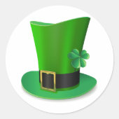 Tall St Patricks Day Hat Stickers (Vorderseite)
