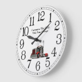 Tall Stacks Große Wanduhr (Winkel)