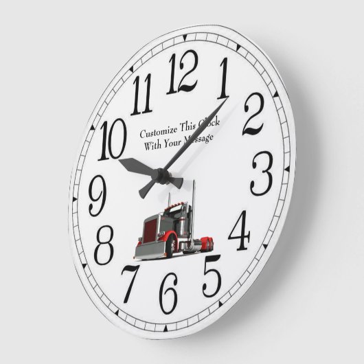 Tall Stacks Große Wanduhr (Winkel)