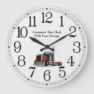 Tall Stacks Große Wanduhr