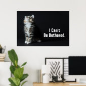 Tall Tabby Poster (Heimbüro)