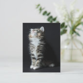 Tall Tabby Postkarte (Stehend Vorderseite)